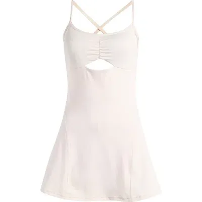 Pacsun Delilah A-line Minidress In White Sand