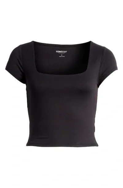 Pacsun Fallon Neck T-shirt In Anthracite