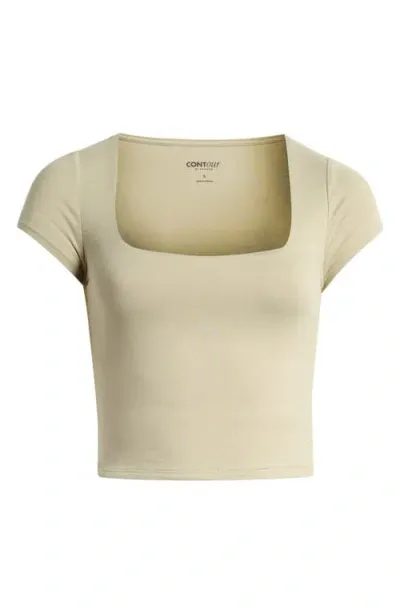 Pacsun Fallon Square Neck T-shirt In Tea