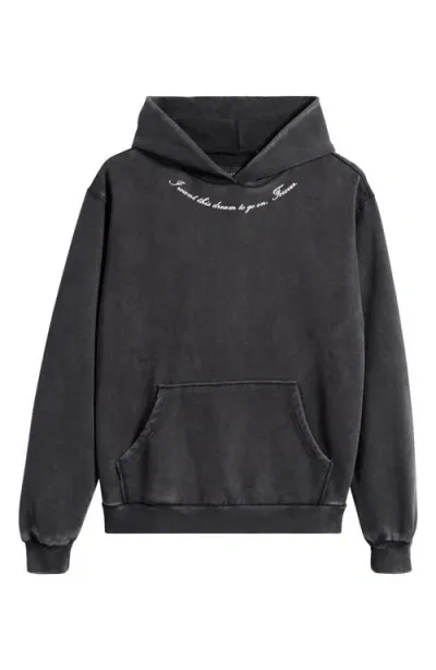 Pacsun Forever Script Hoodie In Black