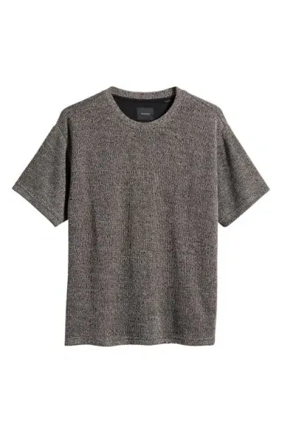 Pacsun Grain Heather Knit Top In Black Heather