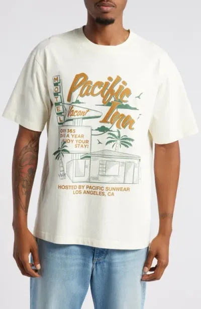 Pacsun Inn Cotton Graphic T-shirt In Cream