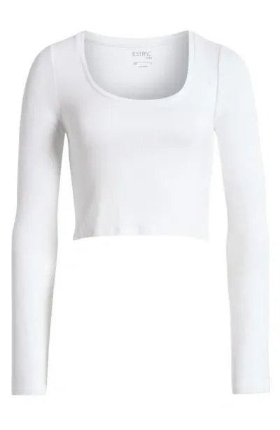 Pacsun Kelly Long Sleeve Top In White