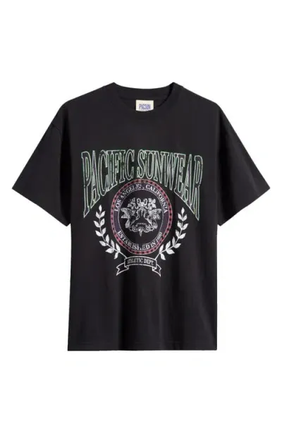 Pacsun Seal Graphic T-shirt In Black