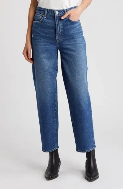 Paige Alexis High Waist Ankle Barrel Jeans In Modernism