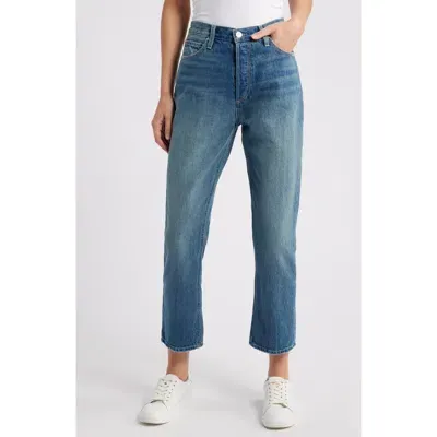 Paige Billy High Waist Ankle Straight Leg Jeans In The Roxy