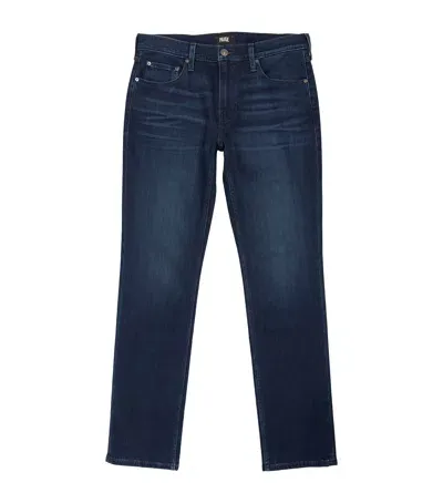 Paige Federal Slim Jeans In Navy