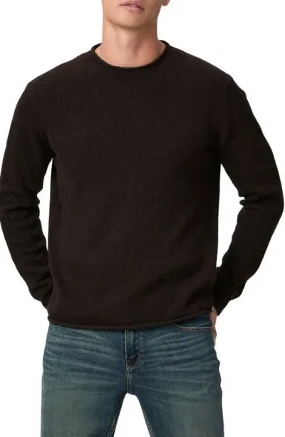 Paige Ferguson Roll Neck Sweater In Burnt Cocoa