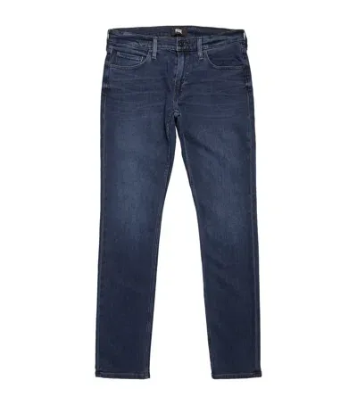 Paige Lennox Slim Jeans In Blue