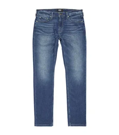 Paige Lennox Slim Jeans In Blue