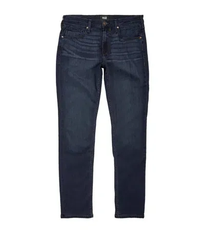 Paige Lennox Slim Jeans In Navy