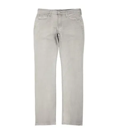 Paige Normandie Straight Jeans In Grey