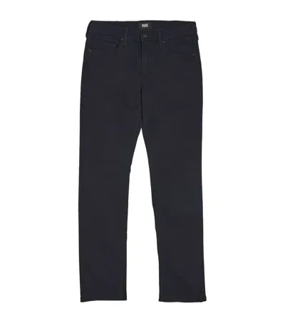 Paige Normandie Straight Jeans In Navy