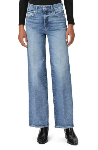 Paige Sasha High Waist Wide Leg Jeans In Ottilia Distressed