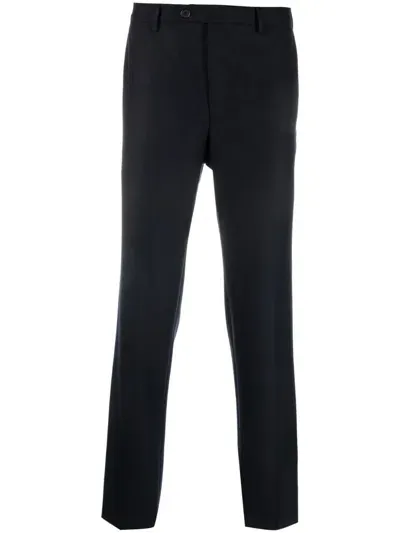 Pal Zileri Slim-cut Wool Trousers In Blue