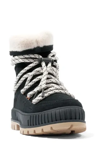 Palladium Pallashock Hiver Bootie In Black