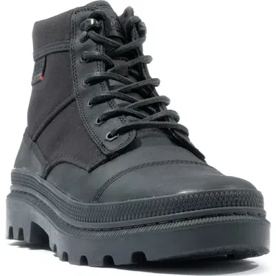 Palladium Pallatrooper Rough Boot In Black