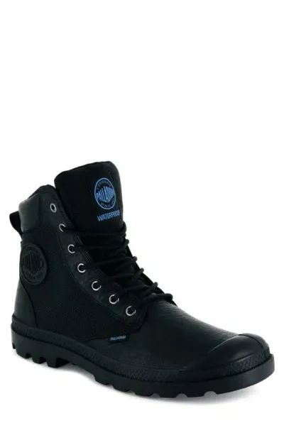 Palladium Pampa Sport Cuff Waterproof Boot In Black