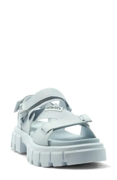 Palladium Revolt Mono Platform Sandal In Blue Art