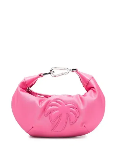 Palm Angels Big Palm Shoulder Bag In Pink