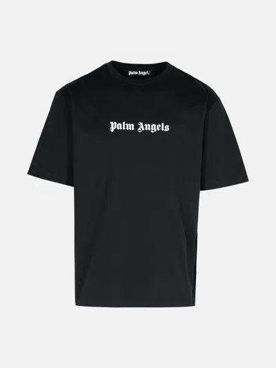 Palm Angels Black Cotton T-shirt