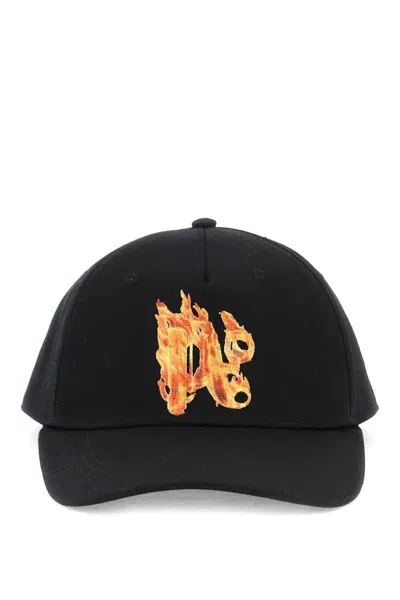 Palm Angels Burning Monogram Baseball Cap