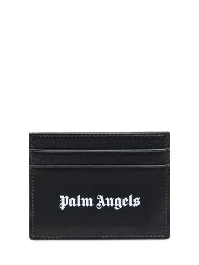 Palm Angels Card Holder In Black