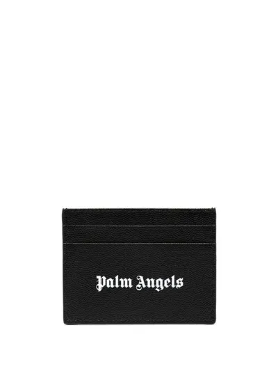 Palm Angels Card Holder In Black