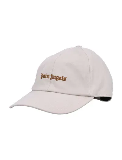 Palm Angels Classic Logo Cap In White