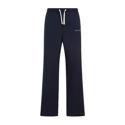 Palm Angels Classic Logo Travel Pants In Blue