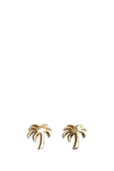 Palm Angels Earrings In Gold