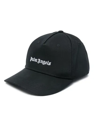 Palm Angels Embroidered-logo Baseball Cap In Black