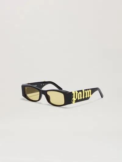 Palm Angels Eyewear Angel Sunglasses In Black