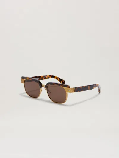 Palm Angels Eyewear Fortuna Sunglasses In Brown