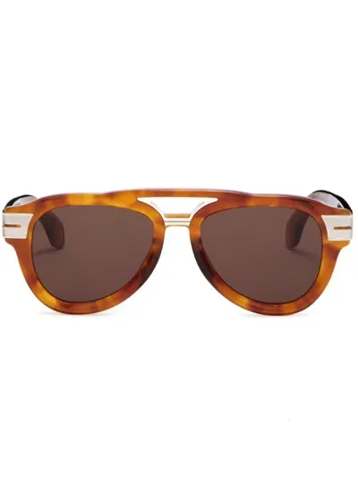 Palm Angels Eyewear Paradise Sonnenbrille In Braun