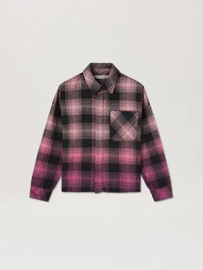 Palm Angels Flannel Shirt In Multi