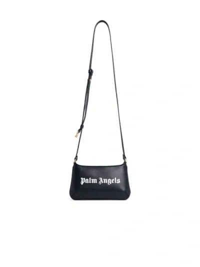 Palm Angels Giorgina' Black Leather Crossbody Bag