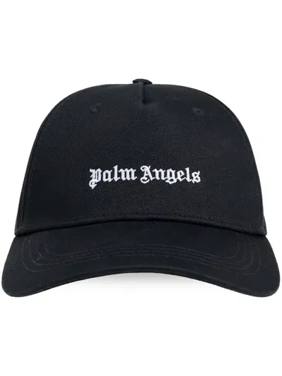 Palm Angels Logo-embroidered Baseball Cap In Blue