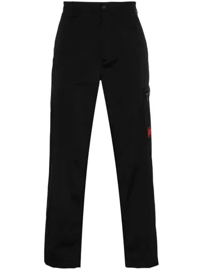 Palm Angels Loose-fit Shell Trousers In Black