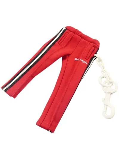 Palm Angels Mini Track Pants Keychain In Red