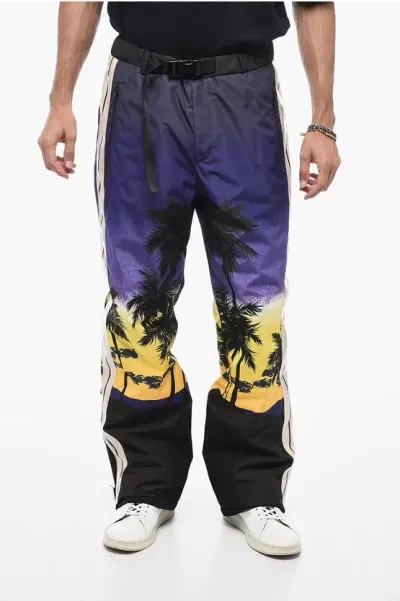 Palm Angels Palm Sunset Ski Pants In Purple