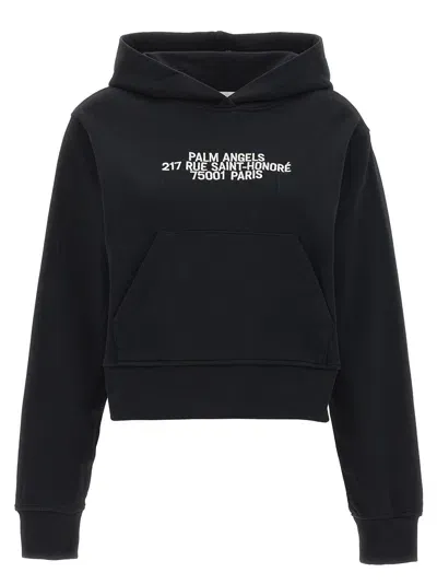 Palm Angels 75001 Hoodie In Black