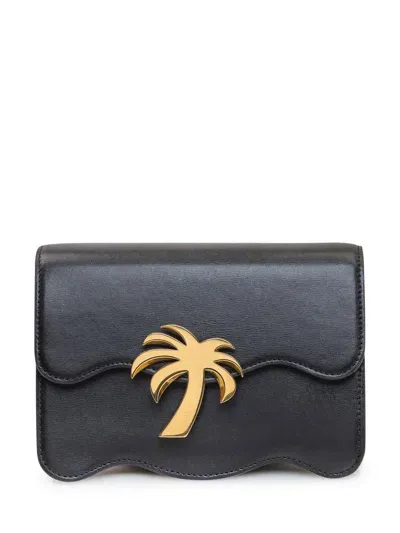 Palm Angels Palm Beach Bag In Black