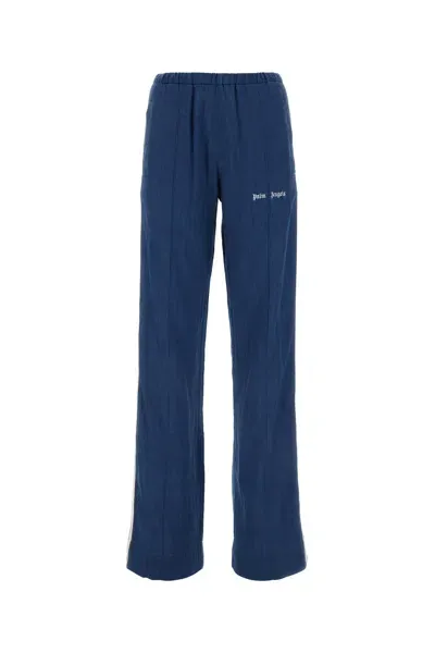 Palm Angels Pantaloni Indigo Blue