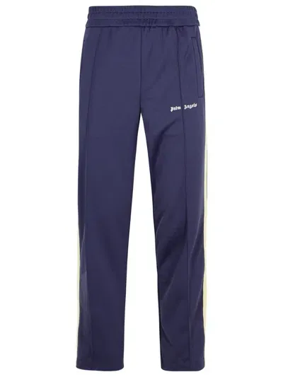 Palm Angels Jogger Navy Polyester Pants