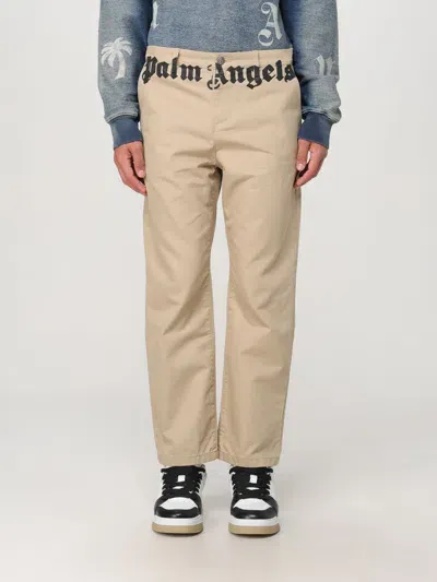 Palm Angels Pants  Men Color Beige