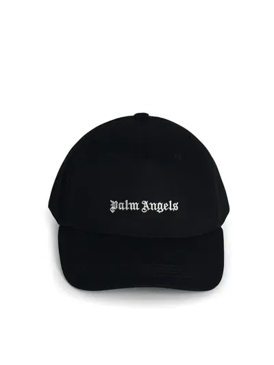 Palm Angels Black Cotton Cap