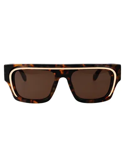 Palm Angels Sunglasses In 6064 Havana