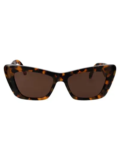 Palm Angels Sunglasses In 6064 Havana