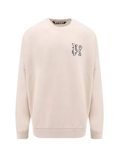 Palm Angels Sweatshirt In Beige